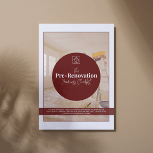 pre-renovation readiness checklist